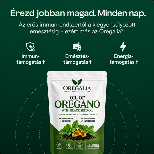 Oregalia Oregánóolaj feketekömény-olajjal