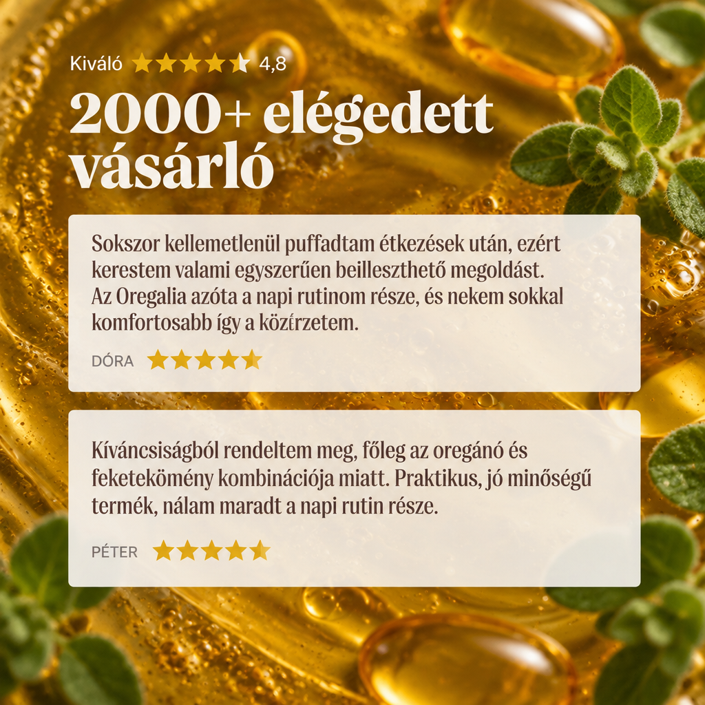 Oregalia Oregánóolaj feketekömény-olajjal