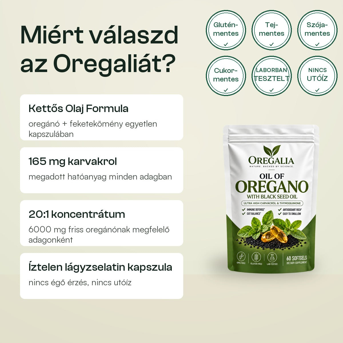 Miért válaszd az Oregaliát